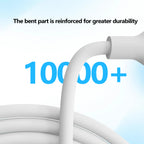 Onemust OM-C12 Type-C Data Cable – 5V/3A Fast Charge TPE 1M Universal Android & Apple (White)