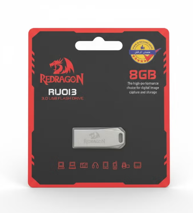 ذاكرة فلاش ريدراجون RU013 بمنفذ USB 3.0 سعة 8 جيجابايت