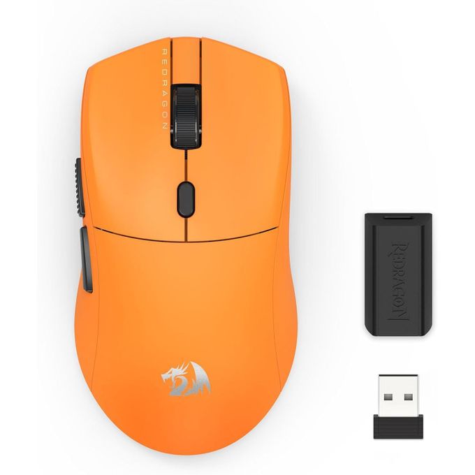 Redragon M919OB-ULT Sparda 3-Mode Wireless Gaming Mouse 45000 DPI – Orange