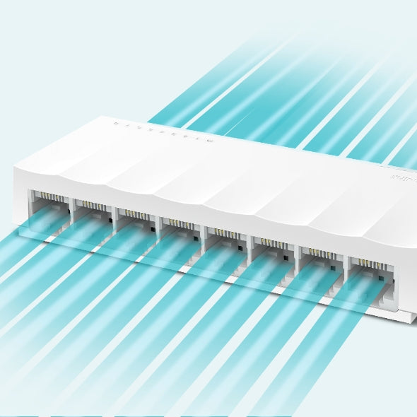 تي بي لينك سويتش 8 مخارج موديل LS1008- لون أبيض