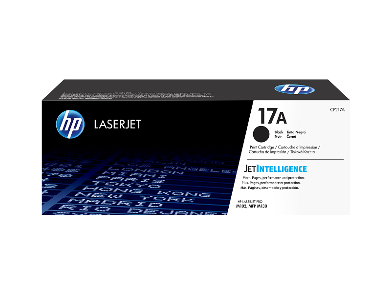 HP 17A Original Black Toner Cartridge – CF217A – 1,600 Pages – LaserJet Pro M102 / MFP M130