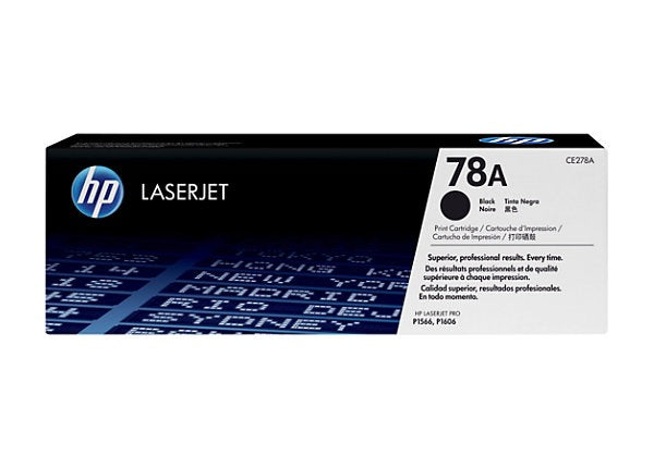 HP 78A Black LaserJet Toner Cartridge | CE278A