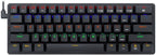 Redragon K615P-KBS ELISE PRO RGB Wireless Tri-Mode Mechanical Gaming Keyboard – 60% Layout, Low Profile Blue Switch, Bluetooth + 2.4G + Type-C – Black