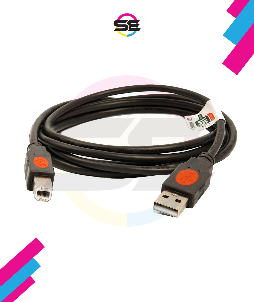 2B (DC117) USB 2.0 Printing Cable A/B - 1.8M - Gray