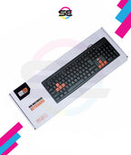 2B (KB445) Multimedia USB Keyboard With Colored Buttons for Playing