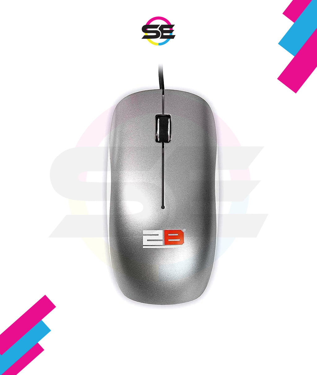 2B (MO17A) Optical Wired Mouse Piano Finishing - Gray