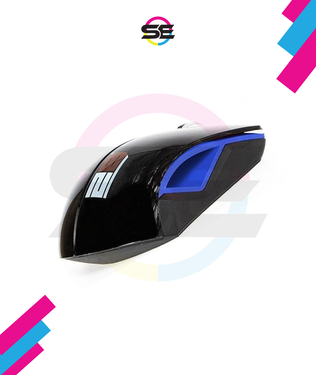 2B (MO33B) 2.4G Wireless Mouse - Blue With Black Cover