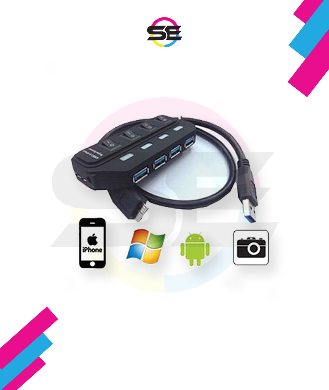 2B (US318) USB Port HUB Super Speed up to 5GB/S