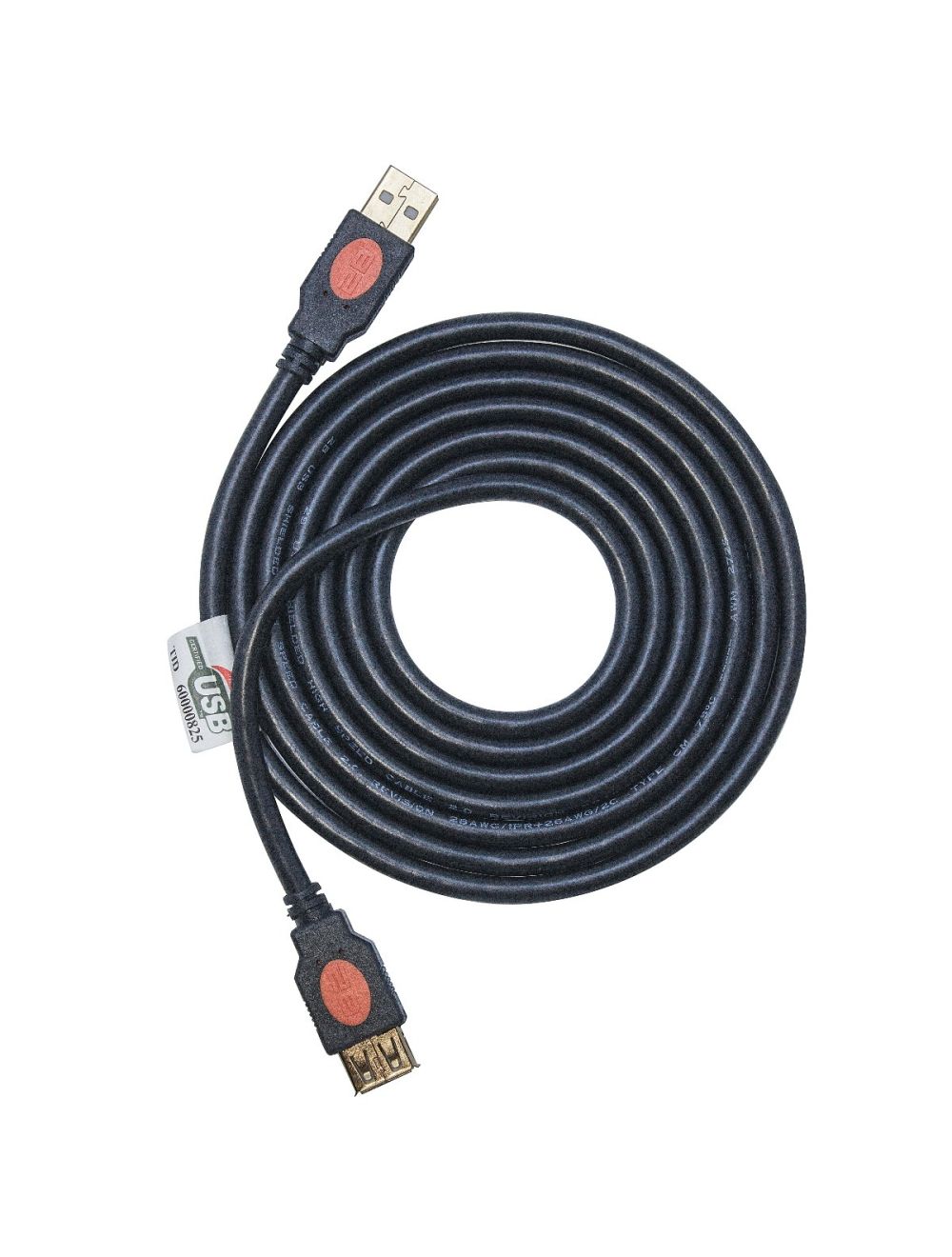 2B (DC015) USB Extension Cable - USB M/F Gold Plated - 2M