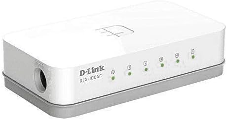 D-Link DES-1005C 5-Port 10/100Mbps Desktop Switch