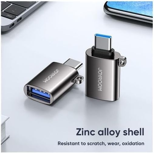 Joyroom S-H151 OTG محول USB 3.2 الجيل الأول (ذكر) إلى USB-C (أنثى) – أسود