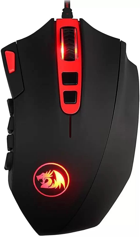 Redragon M901 Perdition 24000 DPI MMO Wired RGB Gaming Mouse