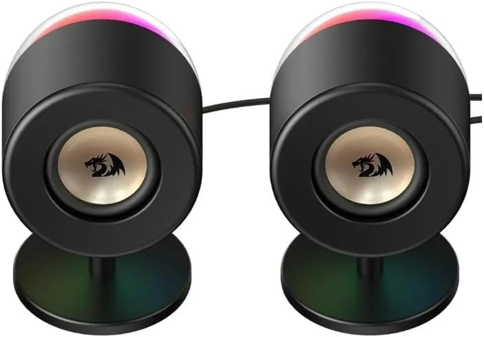 Redragon GS598 Ahri 2.0 RGB Satellite Gaming Speakers – In-line Controller USB + 3.5mm