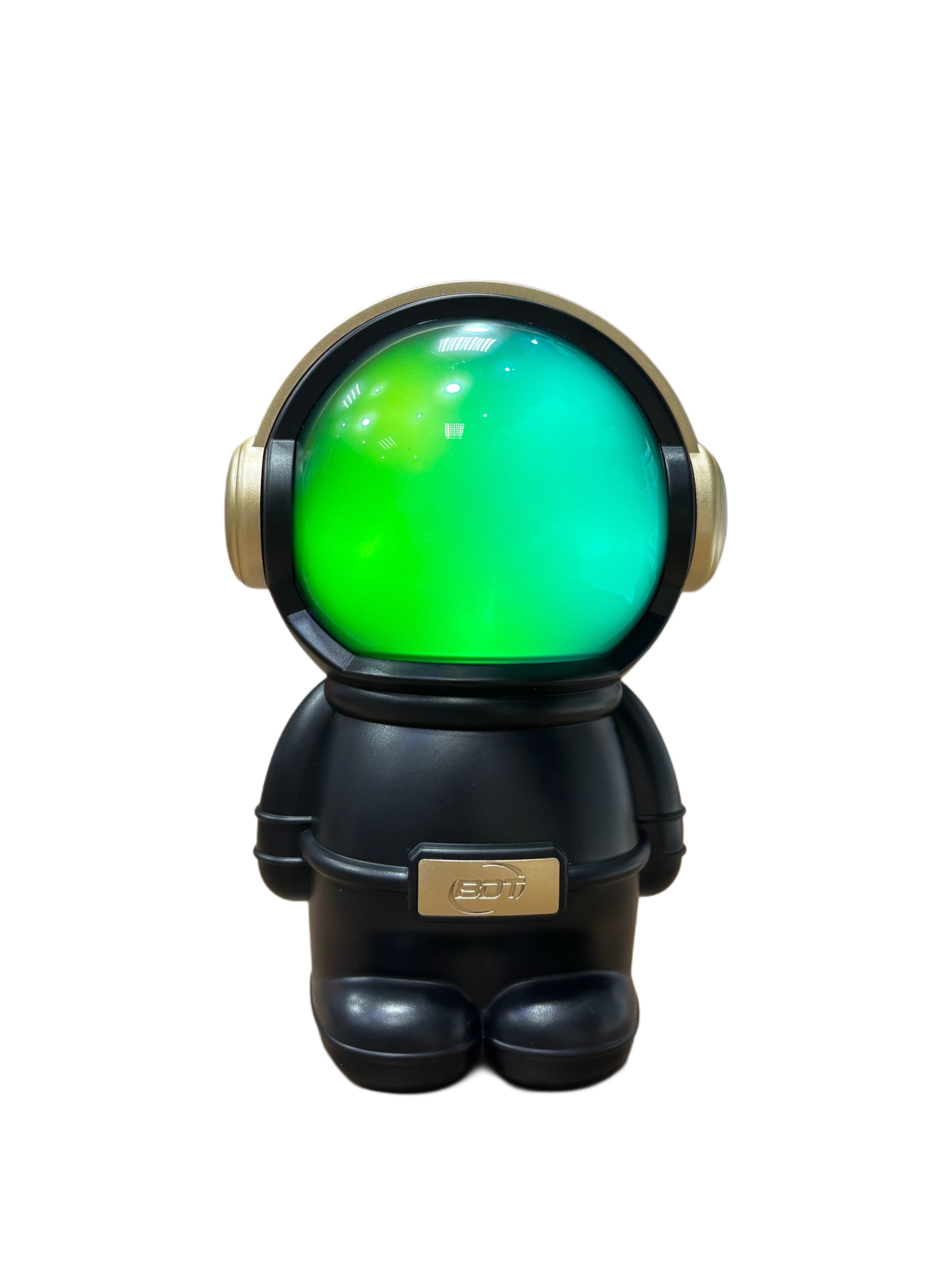 سماعة بلوتوث (BDT AN153) على شكل رائد فضاء بقدرة 5 وات - مزودة بإضاءة RGB LED وريموت كنترول.
