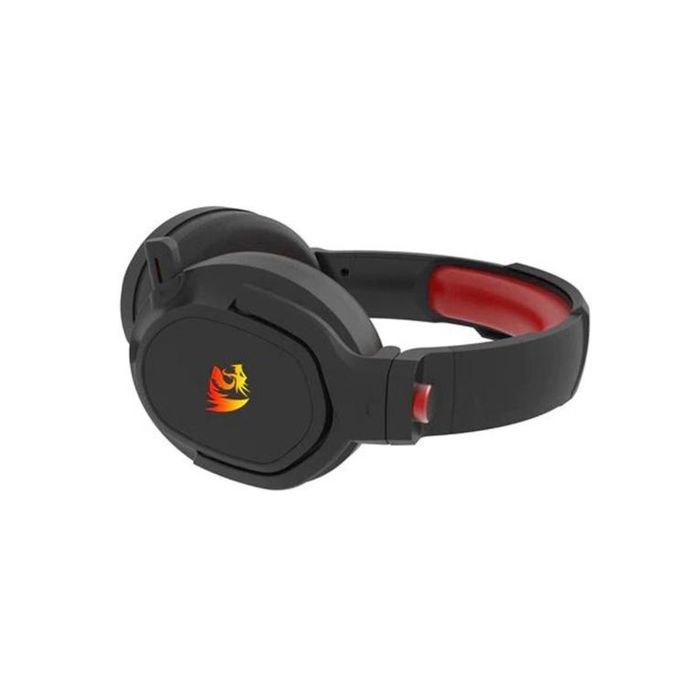 Redragon H838 HADES Wireless Gaming Headset – 2.4G & Bluetooth, Retractable Mic, Type-C Charging, Foldable Design – Black/Red