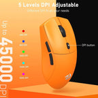 Redragon M919OB-ULT Sparda 3-Mode Wireless Gaming Mouse 45000 DPI – Orange