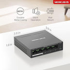 ميركوسيس سويتش بـ5 منافذ 10/100/1000 ميجابت لكل ثانية مع 4 منافذ PoE+ (MS105GP) 