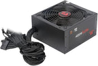 Redragon GS-PS003 RGPS 600W Gaming Power Supply – 80 Plus Bronze, PFC, 14cm Fan, Non-Modular, 24P+CPU8P+PCIe8Px2+SATA6+IDE3, Full Range AC – Black
