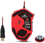 Redragon M901 Perdition 24000 DPI MMO Wired RGB Gaming Mouse