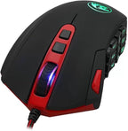 Redragon M901 Perdition 24000 DPI MMO Wired RGB Gaming Mouse