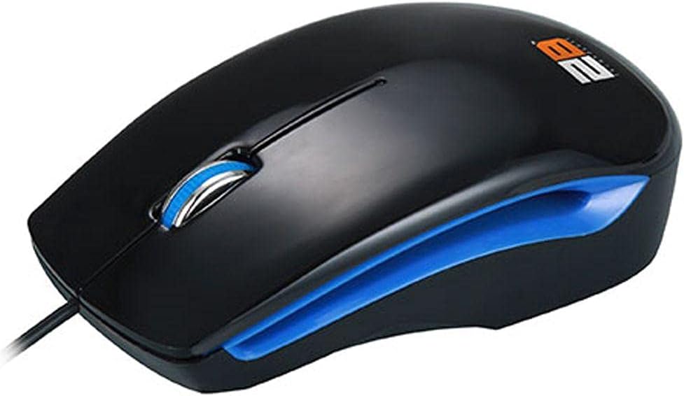 2B (MO16R) Optical Wired Mouse Piano Finishing