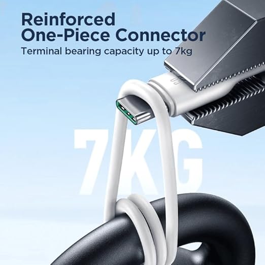 سلك شحن سريع جوي روم SA26-AC3 من الفلاش تشارج 3 أمبير USB-A إلى USB-C بطول 1 متر لون أسود