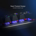 Redragon K608 VALHEIM Rainbow RGB Wired Mechanical Gaming Keyboard – 104 Keys Full Size NKRO, Floated Design, 9 Backlit Modes, 8 Gaming Modes – Black