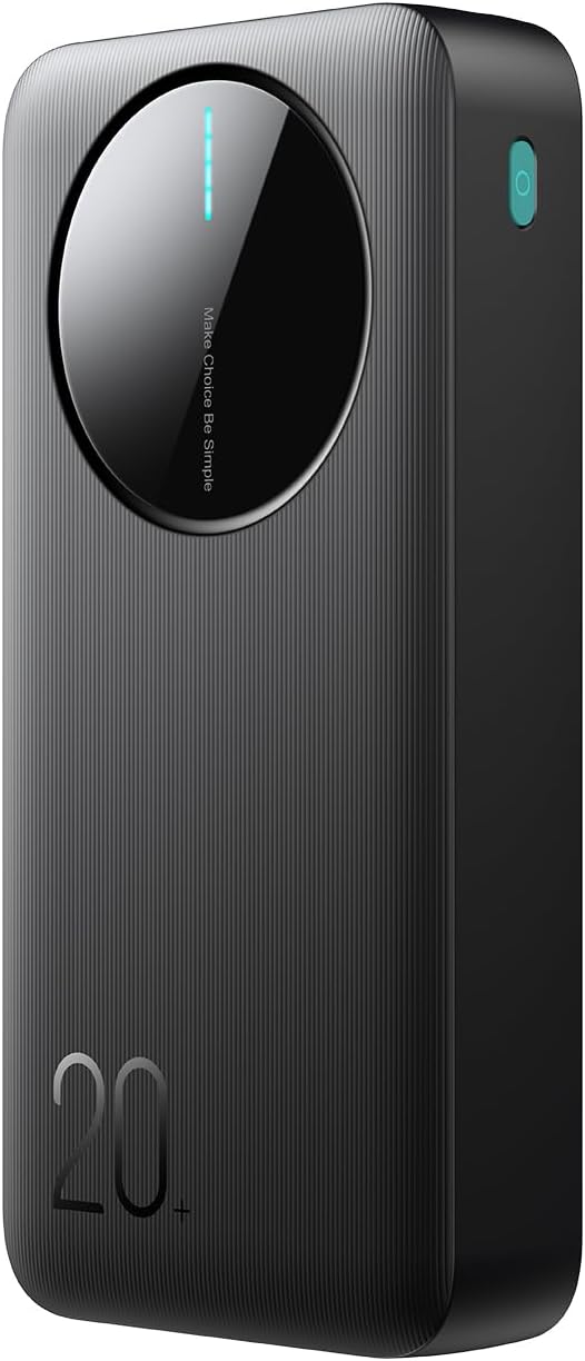   باور بانك جوي روم JR-PBF14 20000mAh 2.4A LED – أسود