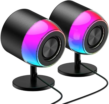 Redragon GS598 Ahri 2.0 RGB Satellite Gaming Speakers – In-line Controller USB + 3.5mm
