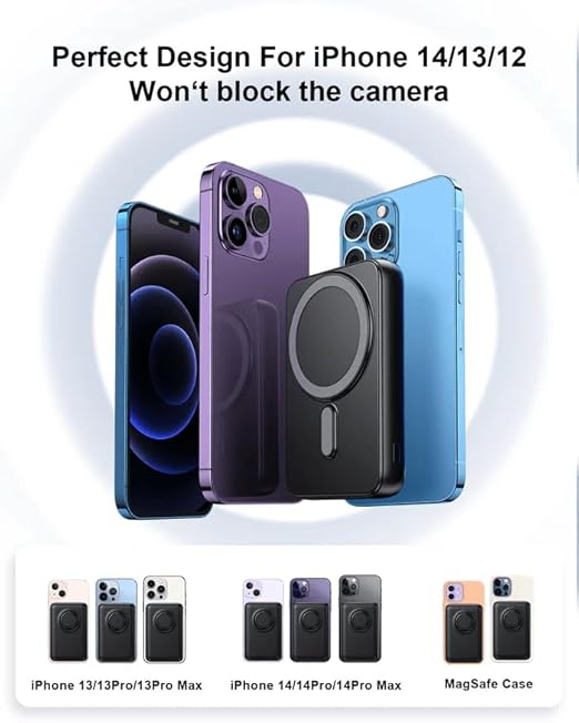 Joyroom W050 20W Magnetic Wireless Power Bank 10000mAh with Ring Holder