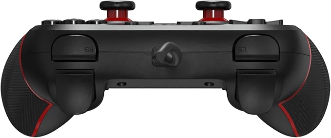 Redragon G713 Ephemera Wired Gaming Controller – Dual Vibration, Programmable Macro Button, Ergonomic Design – PC & Android – Black/Red