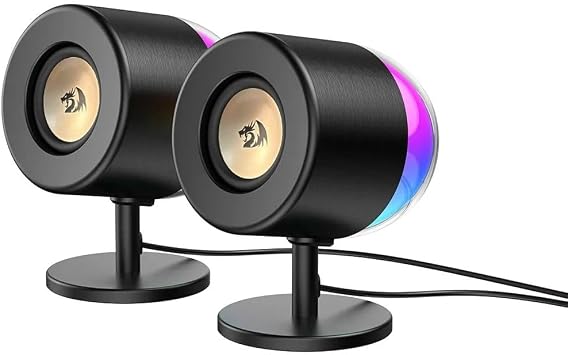 Redragon GS598 Ahri 2.0 RGB Satellite Gaming Speakers – In-line Controller USB + 3.5mm