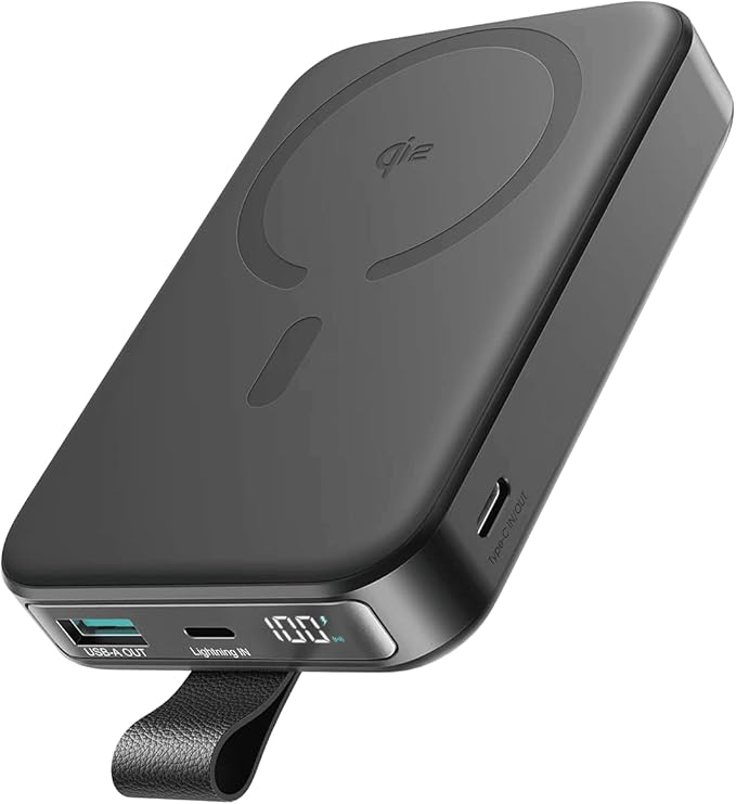 Joyroom JR-PBM11 10000mAh Qi2 Magnetic Wireless Power Bank – Black