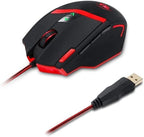 Redragon M801 Mammoth 16400 DPI Programmable Laser Gaming Mouse