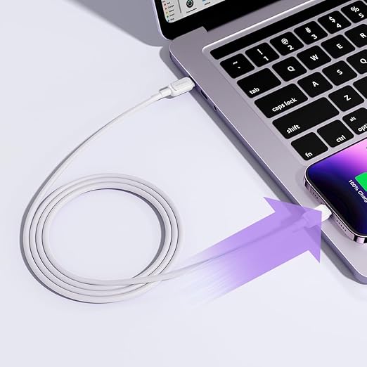 كابل شحن سريع Joyroom S-A14 بقوة 30 واط من USB-C إلى Lightning بطول 1.2 متر