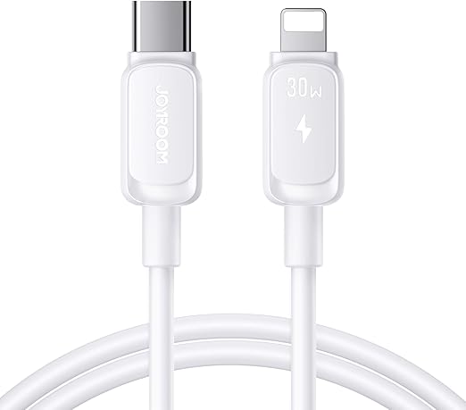 كابل شحن سريع Joyroom S-A14 بقوة 30 واط من USB-C إلى Lightning بطول 1.2 متر