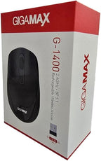 جيجاماكس G-1400 ماوس USB لاسلكي يعمل بالبلوتوث وقابل للشحن – أسود
