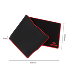 Redragon P003 AQUA Extended XL Gaming Mouse Pad – 800×300×3mm, Waterproof, Silky Smooth Surface, Red Stitched Edges, Non-Slip Rubber Base – Black/Red