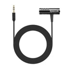Redragon GM89 Clip-on Lavalier Microphone – Omnidirectional Condenser, 3.5mm, Y-Converter, Metal Clip, 1.8m Cable, Free Pouch – Black