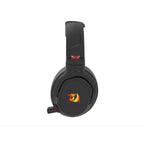 Redragon H838 HADES Wireless Gaming Headset – 2.4G & Bluetooth, Retractable Mic, Type-C Charging, Foldable Design – Black/Red