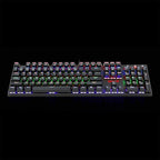 Redragon K565R RUDRA RGB Wired Mechanical Gaming Keyboard – 104 Keys Full Size, Rainbow LED – Black