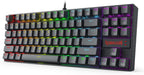 Redragon K552 KUMARA RGB Wired Mechanical Gaming Keyboard – 87 Keys TKL, ABS Metal Design – Black