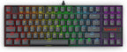 Redragon K552 KUMARA RGB Wired Mechanical Gaming Keyboard – 87 Keys TKL, ABS Metal Design – Black
