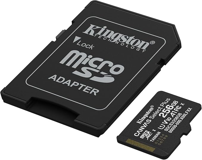 Kingston Canvas Select Plus microSD Memory Card 256GB