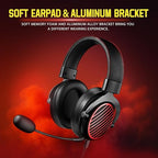 Redragon H540 PRO 4-in-1 Wireless Gaming Headset – Virtual 7.1 Surround, 53mm Drivers, Memory Foam, 360° Detachable Mic, Aluminum Bracket – Black