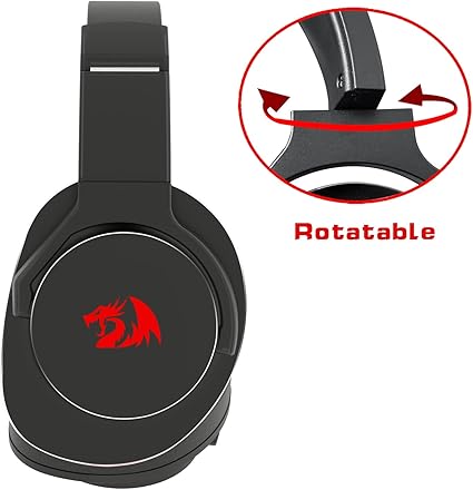 Redragon H720 7.1 Surround Sound USB Gaming Headset – 50mm Driver Detachable Mic
