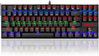 Redragon K552E KUMARA ELITE RGB TKL Wired Mechanical Gaming Keyboard – 87 Keys, Outemu Switch (Blue/Red/Brown/Black), Metal + ABS, Dust Proof – Black