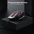 Redragon M806 Bullseye Wired RGB Gaming Mouse