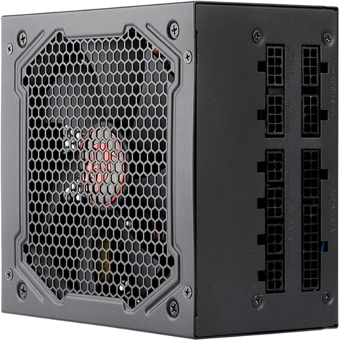 Redragon GS-PS005 RGPS 700W Full Modular Gaming Power Supply – 80 Plus Gold, PFC, 14cm Fan, Full Modular, 24P+CPU8Px2+PCIe8Px2+SATA6+IDE3, Full Range AC – Black
