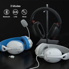 Redragon H848 IRE PRO Ultra-Light Wireless Gaming Headset – 3-Mode (2.4G/BT/Wired), 40mm Drivers, Virtual 7.1, 25H Battery, Detachable Mic – Black